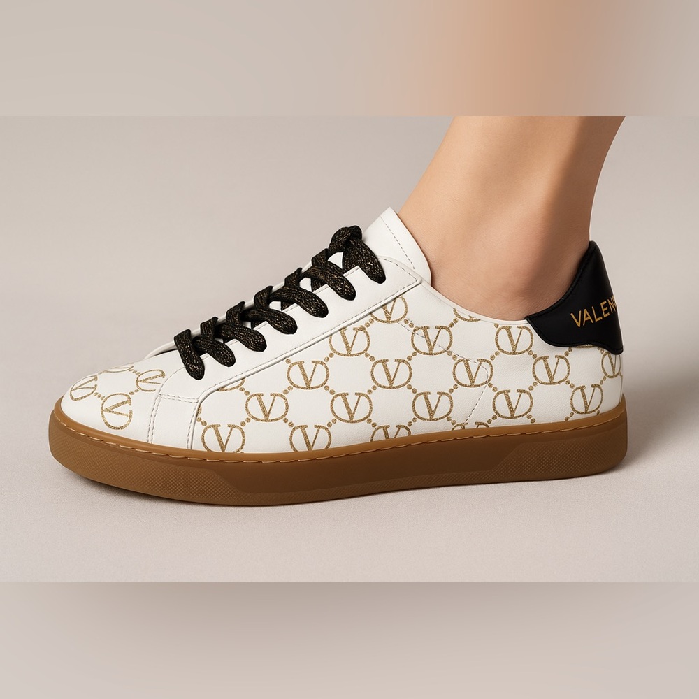 Valentino Low-Top Sneakers – Size 9 – Made in Italy – New (No Box)